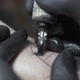Skilled Tattoo Salon Worker in Gloves Applies Black Ink - VideoHive Item for Sale