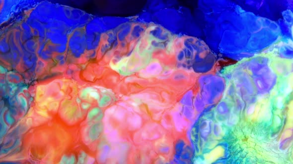 Color Explosion Abstract Art Painting  alt