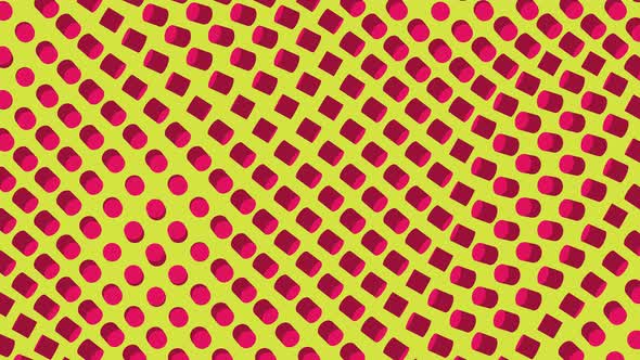 Fun Indie Pattern In Pink And Lemon