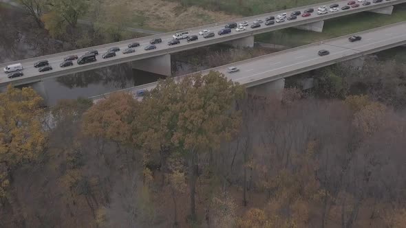 traffic on highway in Pennsylvania