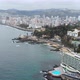 Pacific ocean coast, Avenue Marina Street (Vina del Mar, Chile) aerial view - VideoHive Item for Sale