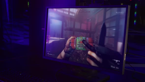 Gamer Prevents Explosion And Wins Mission In Military FPS PC Video Game alt