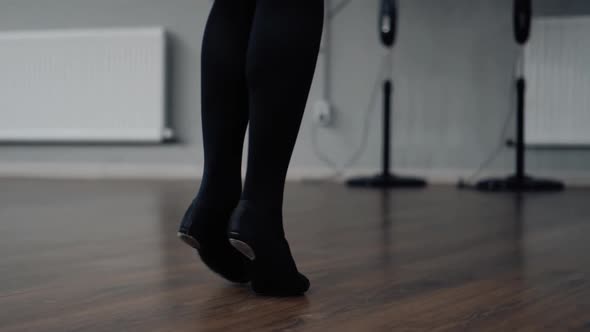 Girl Dancing in a Dance School