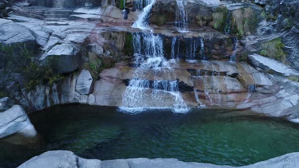 Waterfall on Rock