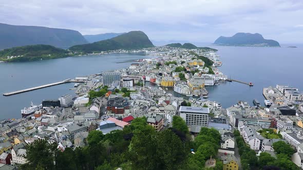 Aksla at the City of Alesund , Norway