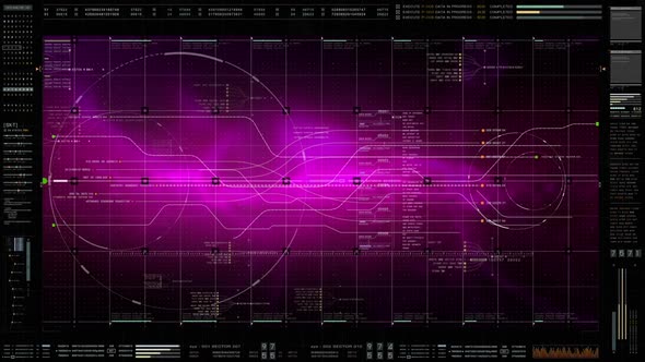 Futuristic User Interface Head Up Display 03