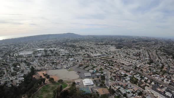 San Diego North Clairemont Neighborhood Aerial Overview