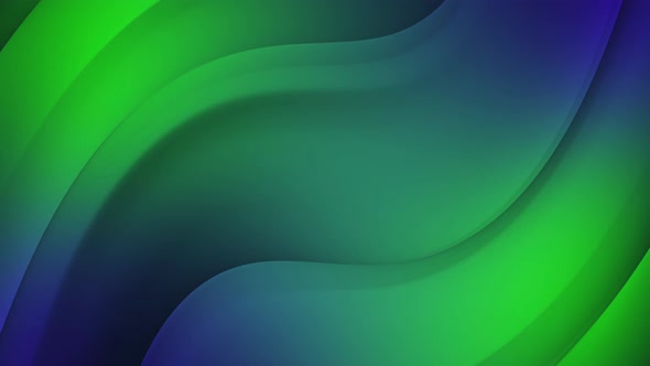 Green and blue abstract effect animation background