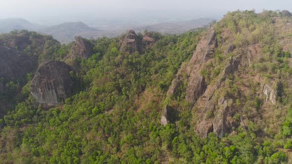 Mountain Landscape Jawa Island, Indonesia