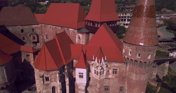 Corvin Castle In Transylvania, Romania