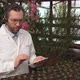 Biologist Examines Seedlings and Counts Them Looks at the Tablet and Checks the Information - VideoHive Item for Sale