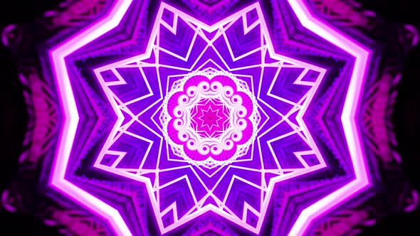 Purple Neon Motion Background Vj Loop