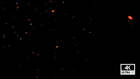 Fire & Smoke Particles Embers Video Footage V10 alt