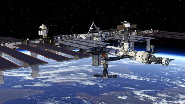 Flying Around International Space Station alt