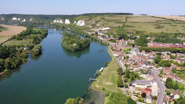 Chateau Gaillard Castle, Les Andelys, Normandy, France