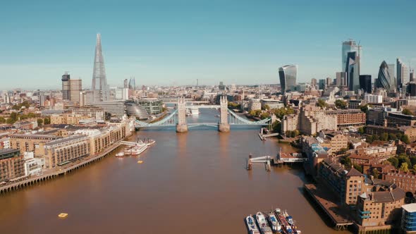 Tower Bridge in London, the UK