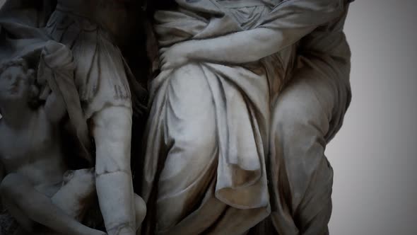 Arria and Poetus Antique Statue alt