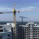 A drone flies over a construction site - VideoHive Item for Sale