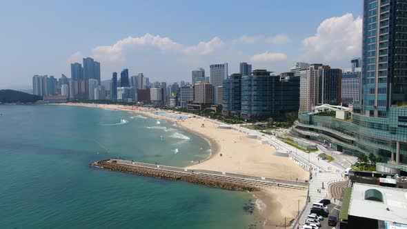 Korea Busan Haeundae Sandy Beach