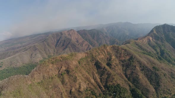 Mountain Landscape in Bali Indonesia