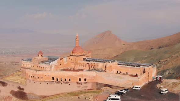 Ishak Pasha Palace in Agri City Eastern Turkey