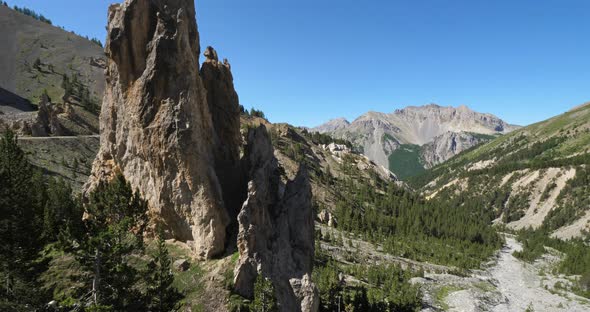 The Izoard pass, the Casse deserte, Queyras range, Hautes Alpes, France