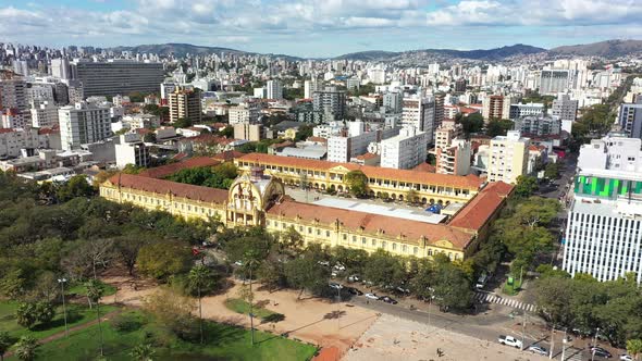 Porto Alegre Rio Grande do Sul Brazil. Downtown of coast city.