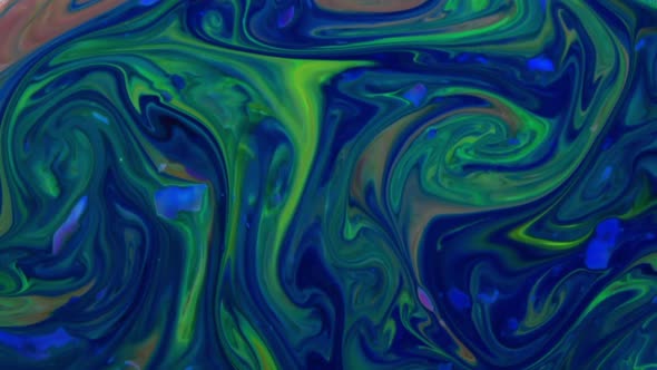 Abstract Colorful Sacral Liquid Waves Texture 945