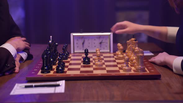 Chess Board Queen Gambit