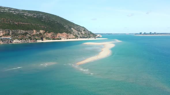 Astonishing Seascape with Crystal Clear Waters As Seen From the Top