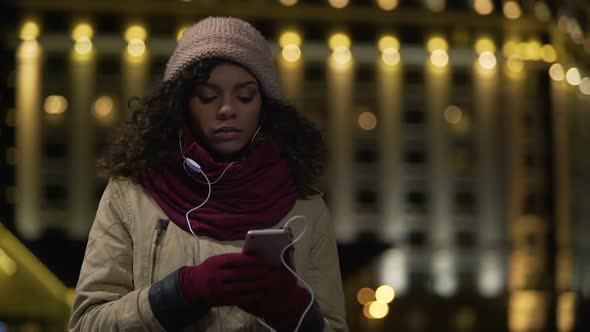 Totally Upset and Disappointed Girl Watching Photos With Ex-Boyfriend and Crying