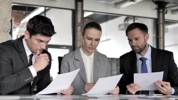 Businesswoman Discussing Project