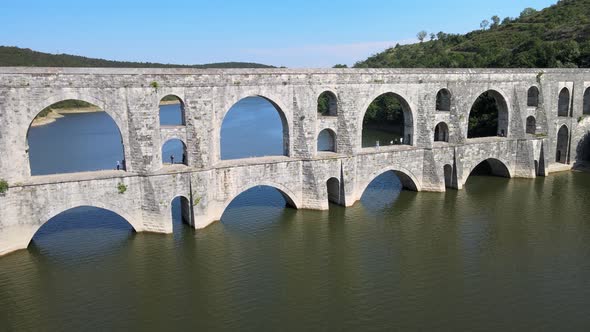 ancient ottoman aqueduct