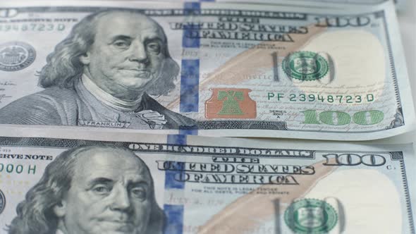 Us Dollars Money Background Cash Benjamin Franklin