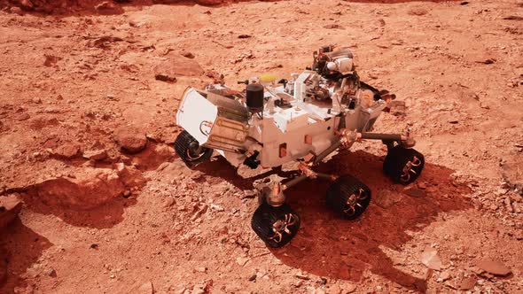 Mars Rover Perseverance Exploring the Red Planet