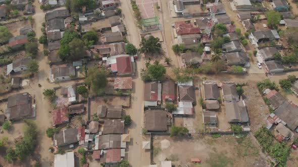 Palenque Square. Plaza de palenque Drone