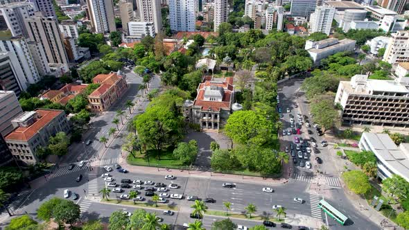 Landmark historic centre of downtown Belo Horizonte, Brazil.