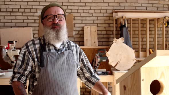 Handsome Carpenter Portrait