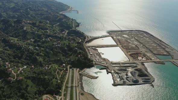 Creating Airport Land From The Sea: Land Reclamation