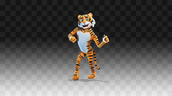 Tiger Funny Dancing