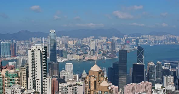 Victoria Peak, Hong Kong city 