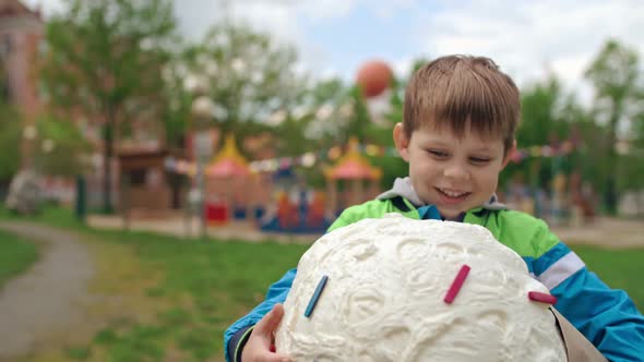 Happy Preschooler Scored Big Prize