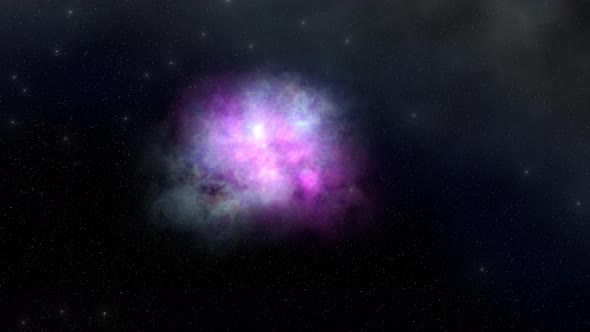 Nebula in Space 4k