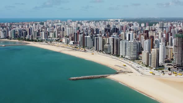 Downtown Fortaleza state Ceara Brazil. Travel destination. Tropical scenery