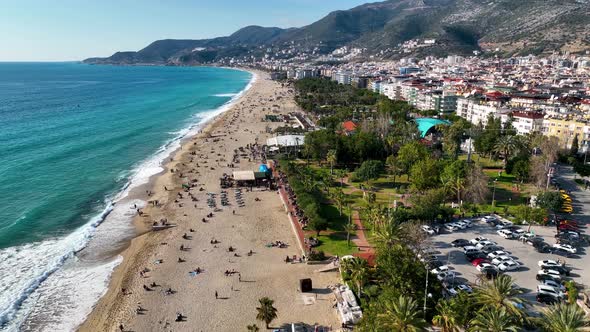 Central Beach Aerial View