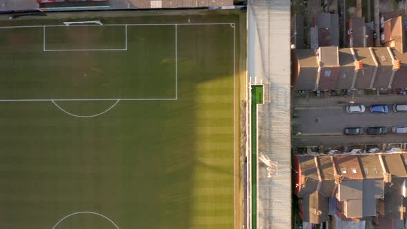 Luton Town Football Club Kenilworth Road Stadium Bird's Eye View