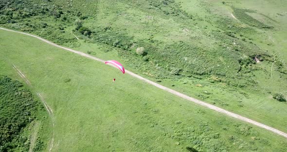 Paragliding in the Mountains