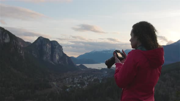 Adventure Travel Photographer Hiking in the Mountains