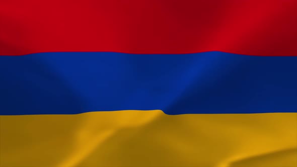 Armenia Waving Flag 4K Moving Wallpaper Background