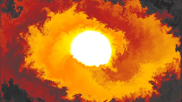 Fire Burning Sun alt